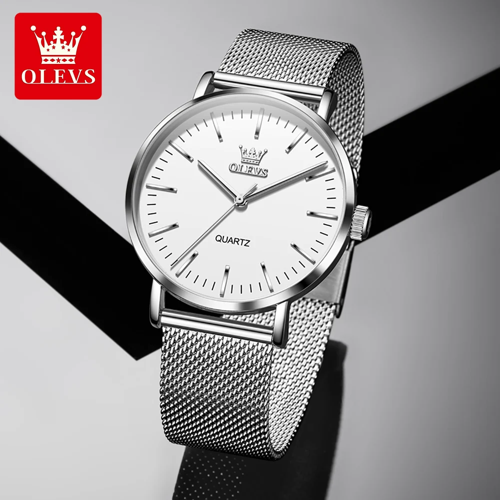 OLEVS Watches For Male Elegant Business Milanese Steel Mesh Bracelet mens Slim Quartz Wristwatch Simple Fashion Casual Gifts Box
OLEVS Watches For Male Elegant Business Milanese Steel Mesh Bracelet mens Slim Quartz Wristwatch Simple Fashion Casual Gifts Box