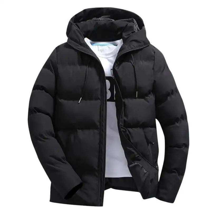 Men's Hooded Cotton Jacket Short Style Wear Resistant Outdoor Coat Couple's Fashion Spring Season Thin Fill Material
Men's Hooded Cotton Jacket Short Style Wear Resistant Outdoor Coat Couple's Fashion Spring Season Thin Fill Material