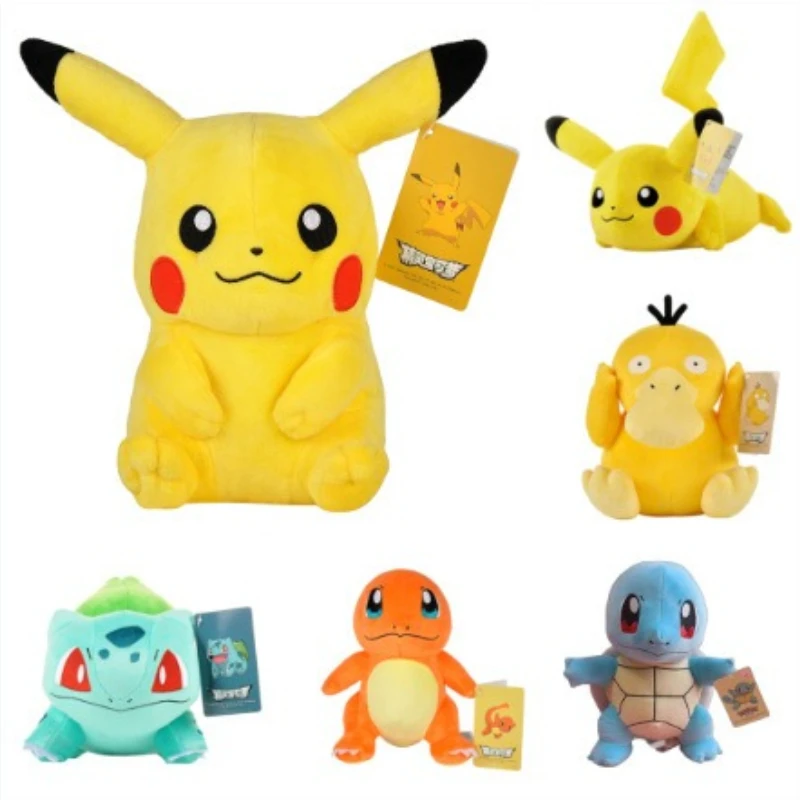 Pokemon Starter Plush Set Pikachu Psyduck Charmander Bulbasaur Squirtle Stuffed Doll Gift
Pokemon Starter Plush Set Pikachu Psyduck Charmander Bulbasaur Squirtle Stuffed Doll Gift