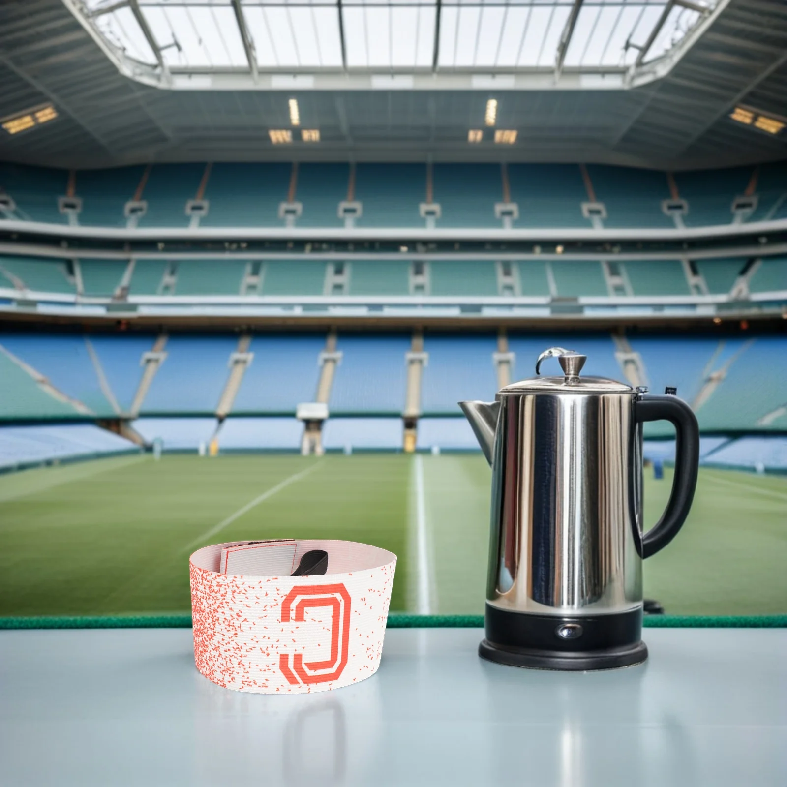 1pcs Soccer Captain Armband Orange White Elastic Adjustable Fit For Adult Youth Team Leader Sports Competition Training Rugby
1pcs Soccer Captain Armband Orange White Elastic Adjustable Fit For Adult Youth Team Leader Sports Competition Training Rugby