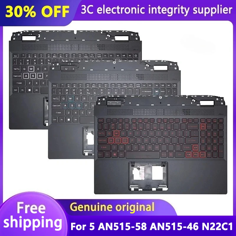 Original Keyboard US For Nitro 5 AN515-58 AN515-46 N22C1 Laptop Top Case Palmrest Upper Cover Hinges Cover Backlit keyboard
Original Keyboard US For Nitro 5 AN515-58 AN515-46 N22C1 Laptop Top Case Palmrest Upper Cover Hinges Cover Backlit keyboard