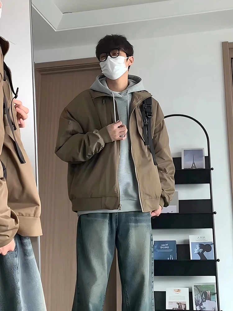 Military Green Cotton Workwear Jacket Men's Autumn Winter American Style Stand Collar Pilot Jacket Vintage Baseball Cottonwear
Military Green Cotton Workwear Jacket Men's Autumn Winter American Style Stand Collar Pilot Jacket Vintage Baseball Cottonwear