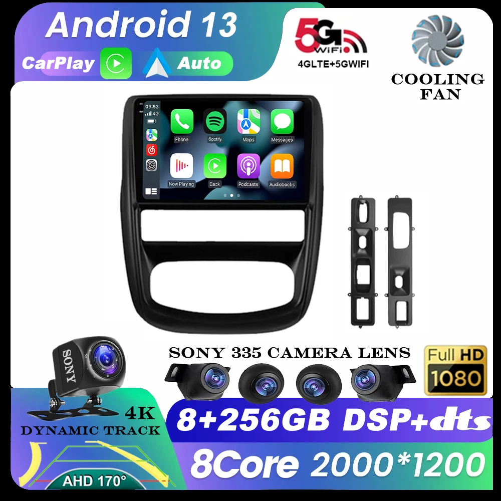 Android 13 Car Radio Multimedia Video Player For Renault Duster 1 2010- 2015 Carplay Autoraido Navigation GPS Navi 360 Camera 4G
Android 13 Car Radio Multimedia Video Player For Renault Duster 1 2010- 2015 Carplay Autoraido Navigation GPS Navi 360 Camera 4G