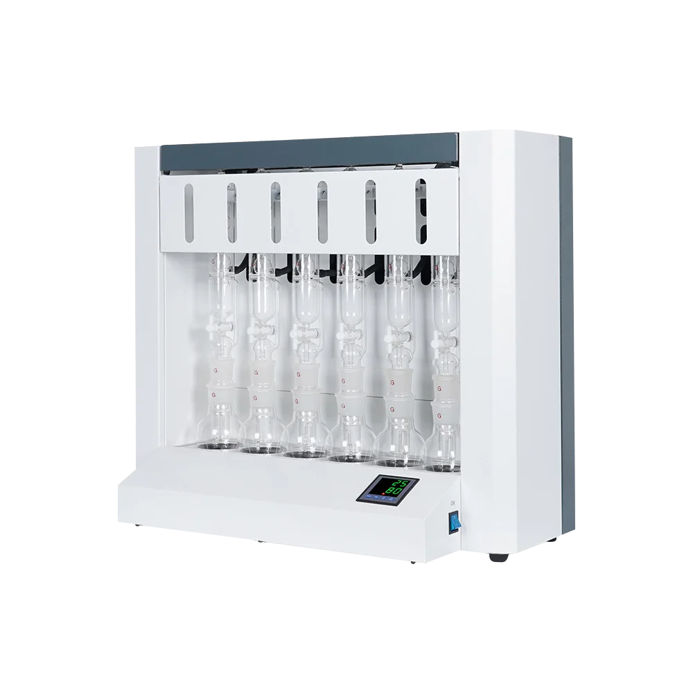 Wholesale Digital Laboratory Crude Fat Analyzer Biological Base Automatic Fat Analyzer 6 * 250ml Soxhlet Extractor for Lab
Wholesale Digital Laboratory Crude Fat Analyzer Biological Base Automatic Fat Analyzer 6 * 250ml Soxhlet Extractor for Lab