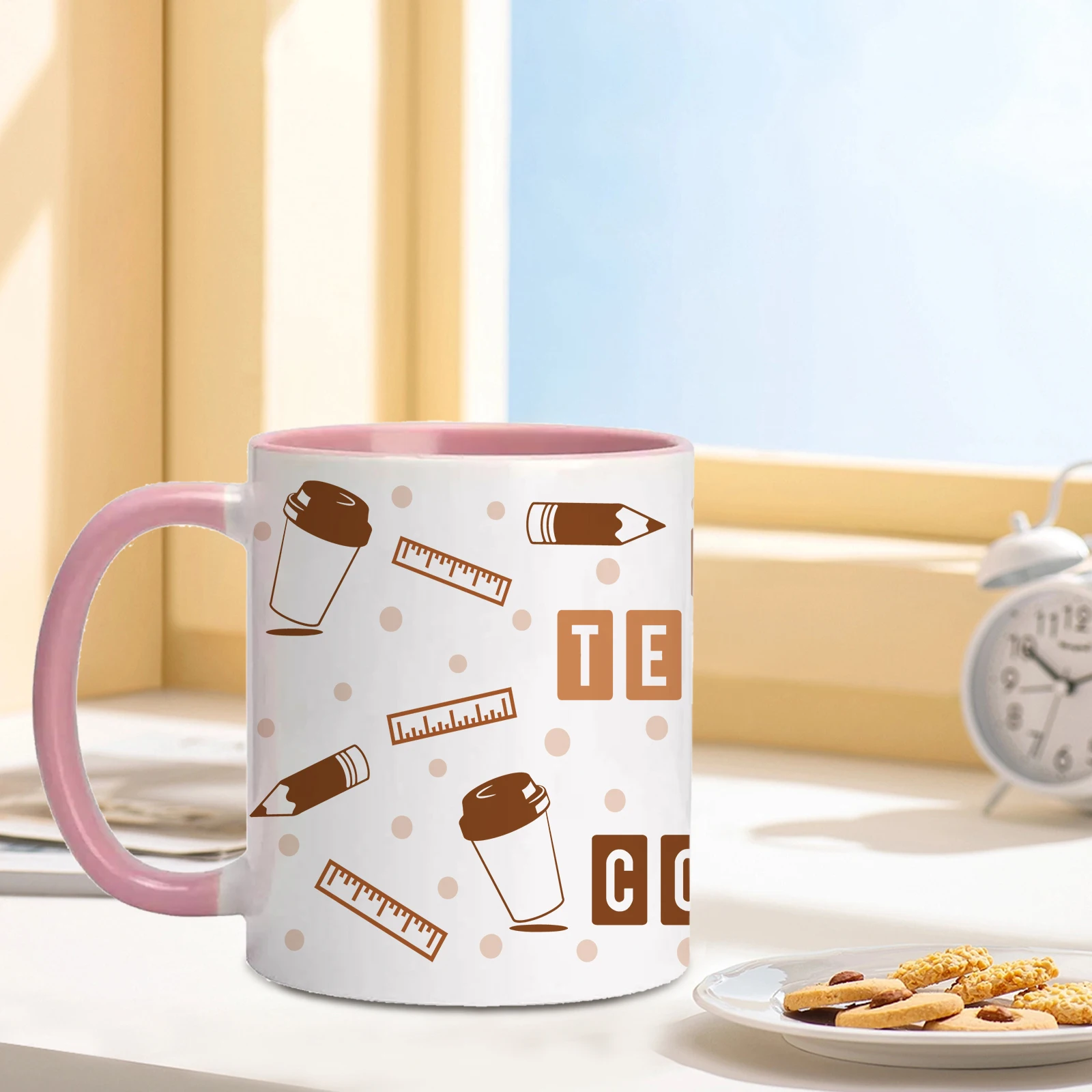 11oz Ceramic Coffee Mugs with Handle Christmas 3D Print Back to School Style Holiday Drink Mug Teachers' Day Office Water Cups
11oz Ceramic Coffee Mugs with Handle Christmas 3D Print Back to School Style Holiday Drink Mug Teachers' Day Office Water Cups