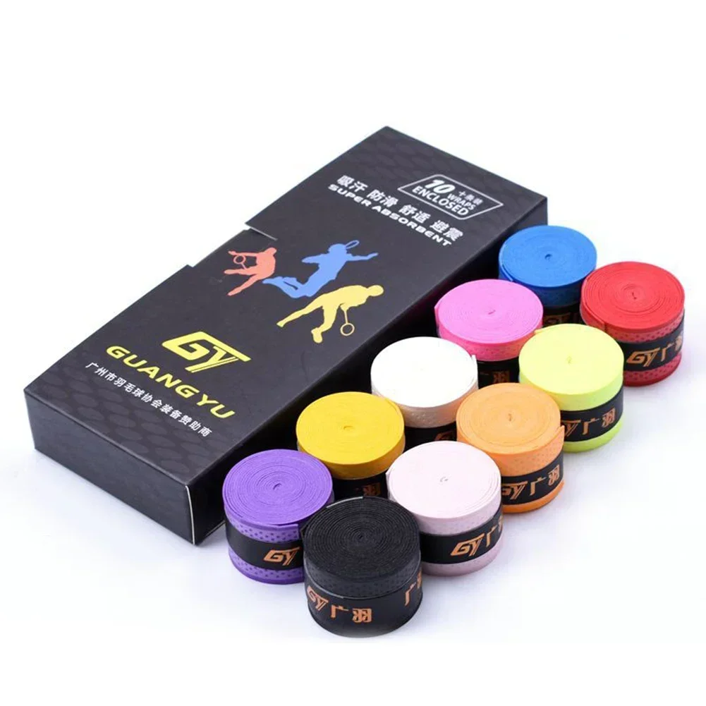 10 X Anti-slip Tennis Badminton Squash Racquet Over Grip Tape Overgrip Sweatband Replacement Grip Strap Tennis Accessories
10 X Anti-slip Tennis Badminton Squash Racquet Over Grip Tape Overgrip Sweatband Replacement Grip Strap Tennis Accessories