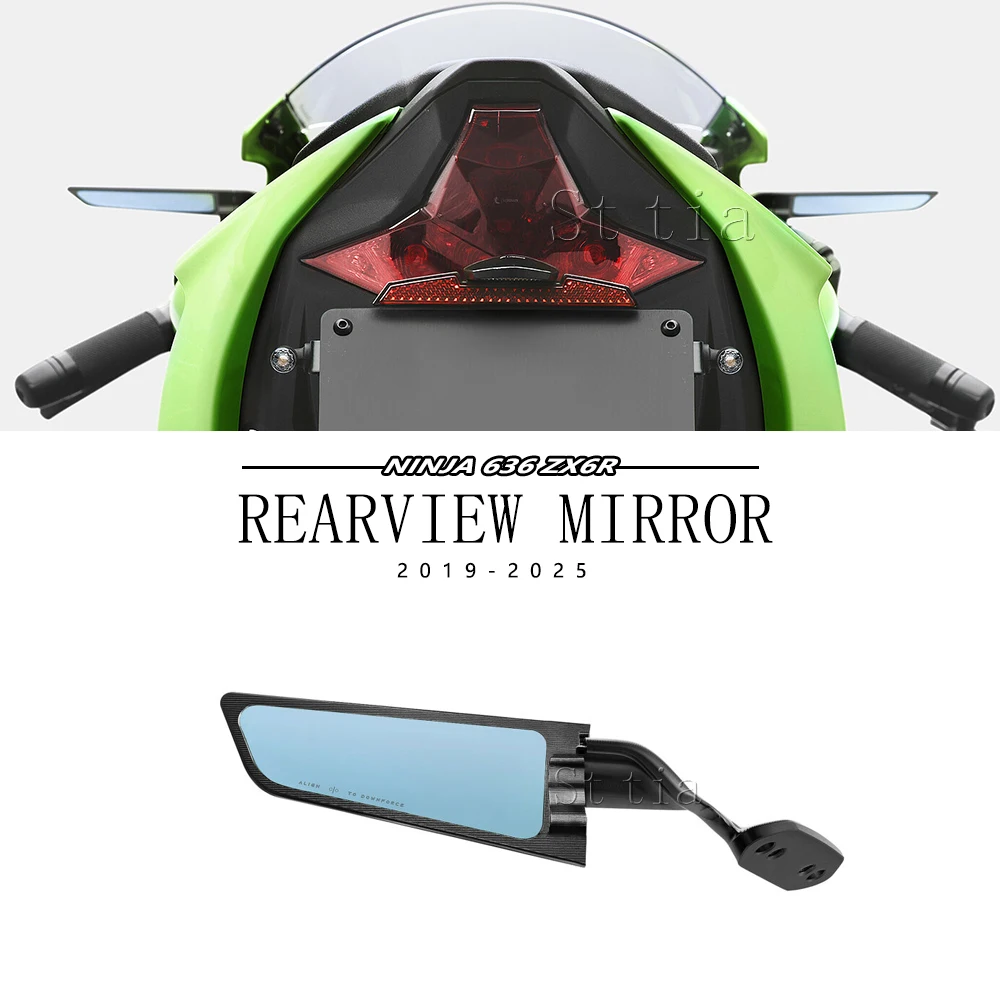 Новое зеркало заднего вида ZX-6R для Kawasaki NINJA 636 ZX 6R 2019-2025, алюминиевые невидимые боковые зеркала заднего вида с ЧПУ для мотоциклов
Новое зеркало заднего вида ZX-6R для Kawasaki NINJA 636 ZX 6R 2019-2025, алюминиевые невидимые боковые зеркала заднего вида с ЧПУ для мотоциклов