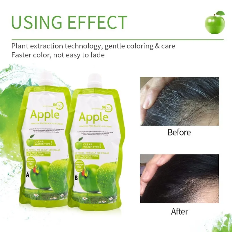 Крем-краска для волос 100% Black Hair Covering White Natural Apple, легкое окрашивание, для мужчин и женщин, черный шампунь-краска для волос, 500 мл*2
Крем-краска для волос 100% Black Hair Covering White Natural Apple, легкое окрашивание, для мужчин и женщин, черный шампунь-краска для волос, 500 мл*2