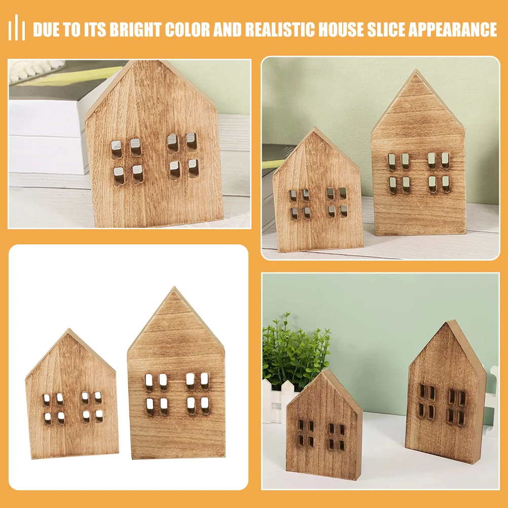 2 Pcs Christmas Decoration Cabin Decorations for Home House Living Room Miniature Kits Brown Model Houses
2 Pcs Christmas Decoration Cabin Decorations for Home House Living Room Miniature Kits Brown Model Houses