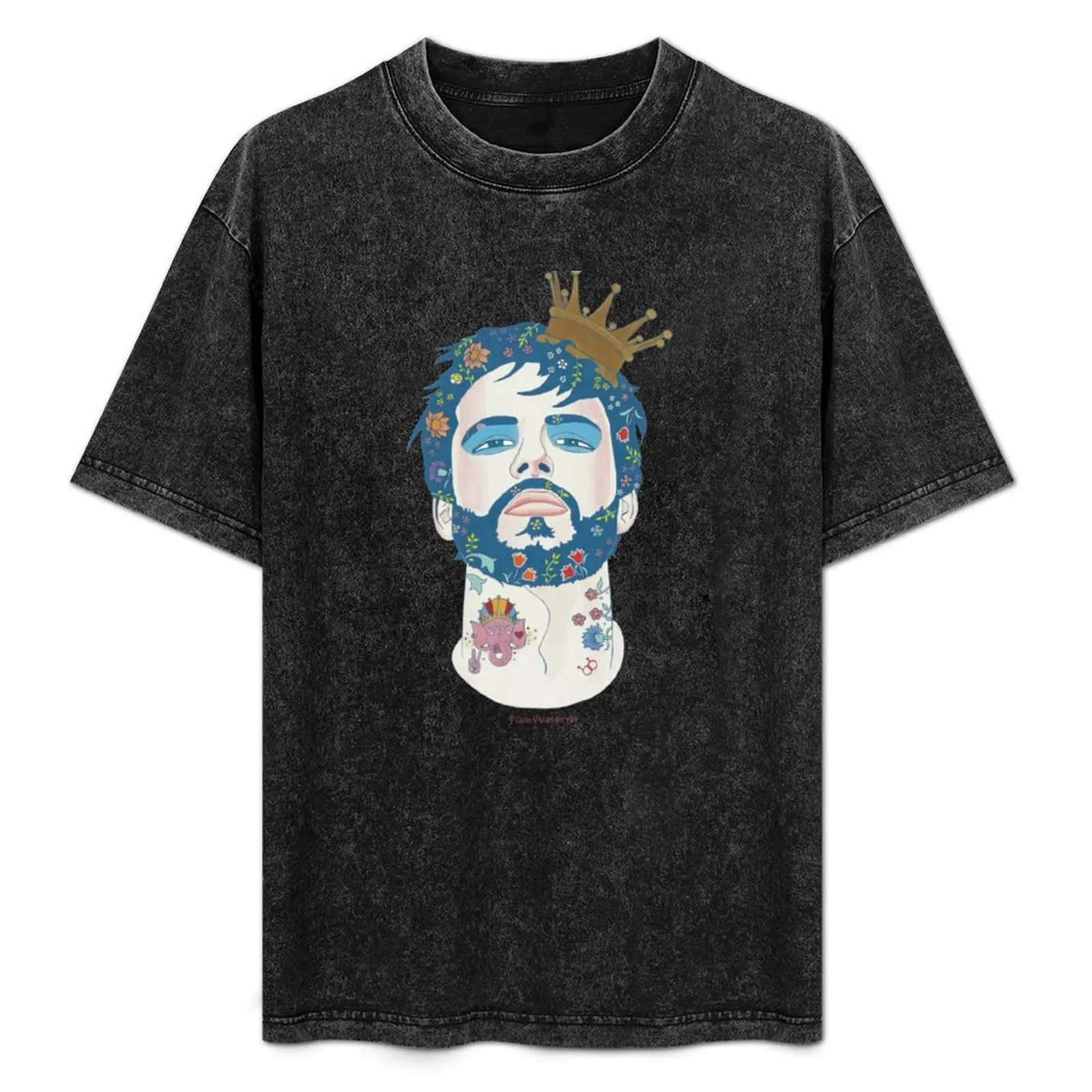 Alle Mnner sind Knige T-Shirt Vintage Style Printed Top
Alle Mnner sind Knige T-Shirt Vintage Style Printed Top