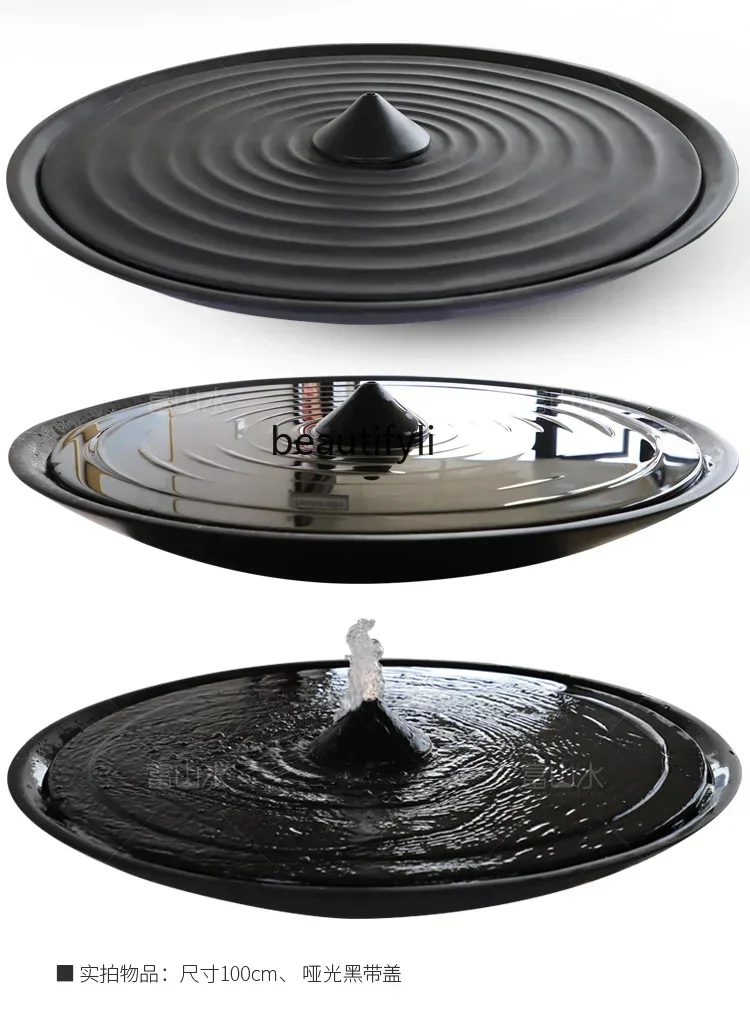 New arrive Japanese Zen simple courtyard Yongquan Plaza hotel water landscape fountain ornament
New arrive Japanese Zen simple courtyard Yongquan Plaza hotel water landscape fountain ornament