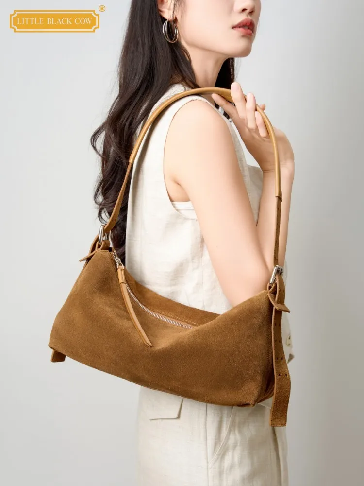 Повседневная дизайнерская женская ручная сумка на молнии из коровьей замши на одно плечо, модная женская офисная сумка через плечо под мышками в стиле ретро
Повседневная дизайнерская женская ручная сумка на молнии из коровьей замши на одно плечо, модная женская офисная сумка через плечо под мышками в стиле ретро