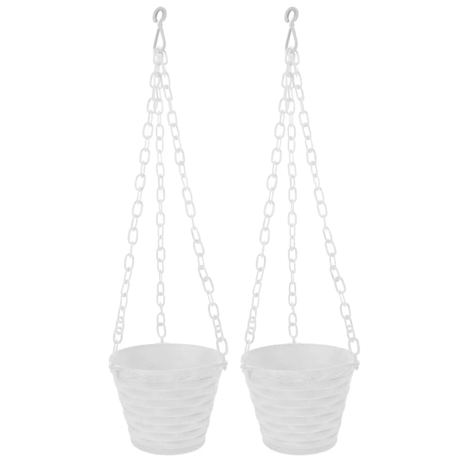 2 Pcs Artificial Flower Pot Plastic Hanging Planter Indoor Pots with Hook Planters Basket
2 Pcs Artificial Flower Pot Plastic Hanging Planter Indoor Pots with Hook Planters Basket