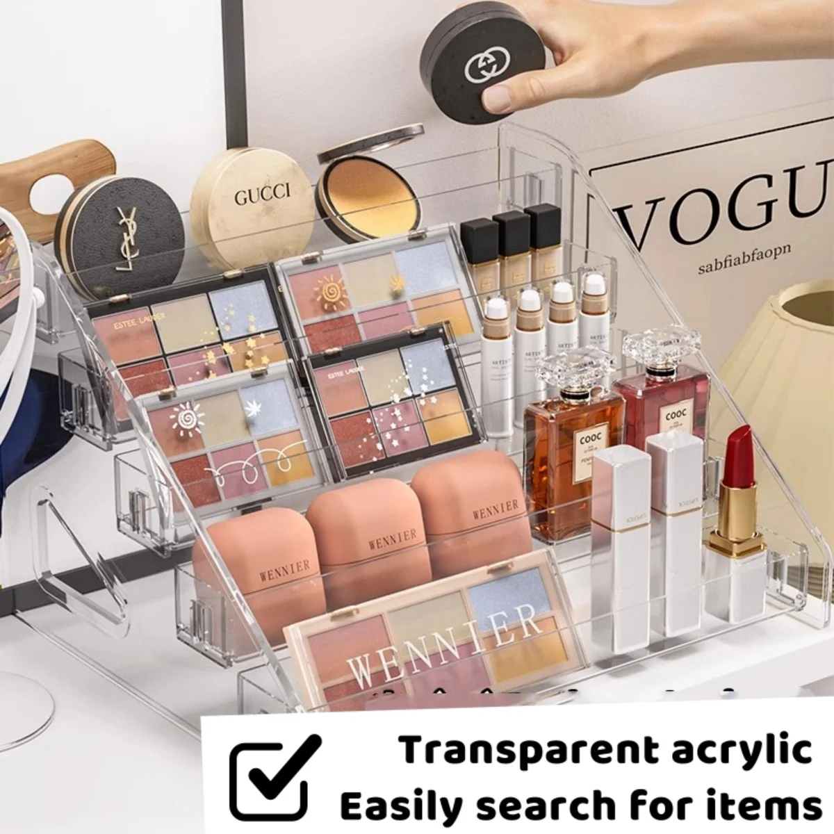 Transparent Storage Box Makeup Organizer Cosmetic Display Case Jewelry Hairpin Organizer Desktop Holder Clear Makeup Organizers
Transparent Storage Box Makeup Organizer Cosmetic Display Case Jewelry Hairpin Organizer Desktop Holder Clear Makeup Organizers