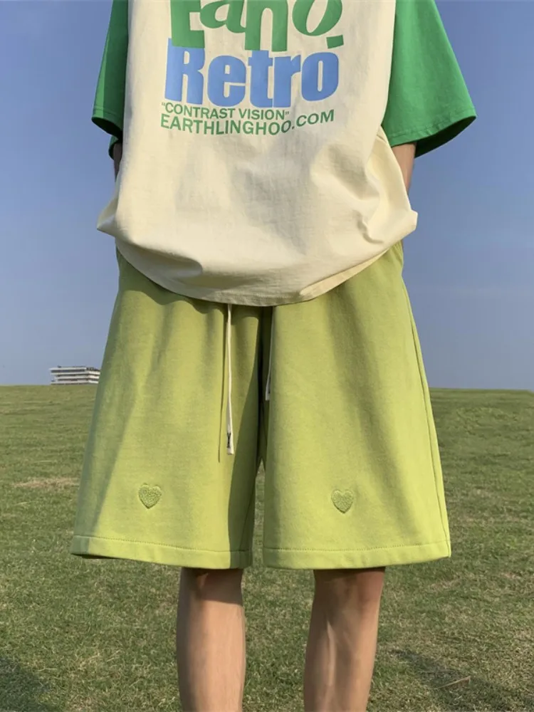 Light Green Men's Summer Thin Loose Five-Point Casual Sports Shorts Straight Leg Breathable Comfortable Fashionable Streetwear
Light Green Men's Summer Thin Loose Five-Point Casual Sports Shorts Straight Leg Breathable Comfortable Fashionable Streetwear