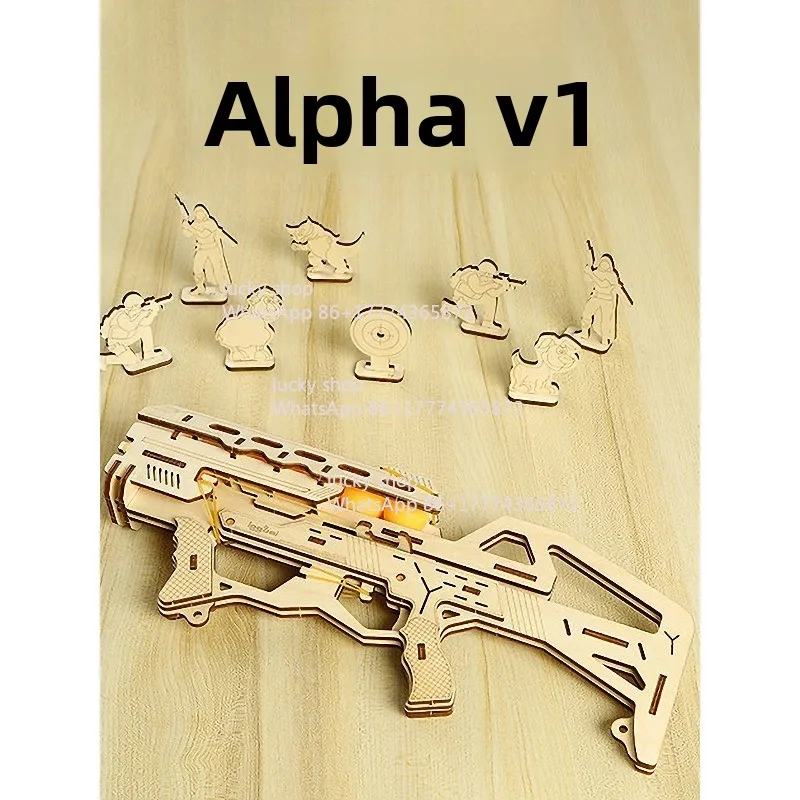 Деревянный бластер Alpha V1 | Набор для стрельбы мягкими дротиками для интерактивных дисплеев
Деревянный бластер Alpha V1 | Набор для стрельбы мягкими дротиками для интерактивных дисплеев