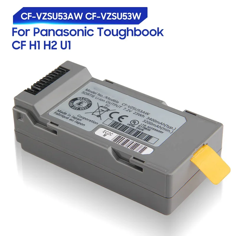 New Replacement Battery For Panasonic Toughbook CF U1 H1 H2 CF-VZSU53AW CF-VZSU53W 3400mAh
New Replacement Battery For Panasonic Toughbook CF U1 H1 H2 CF-VZSU53AW CF-VZSU53W 3400mAh