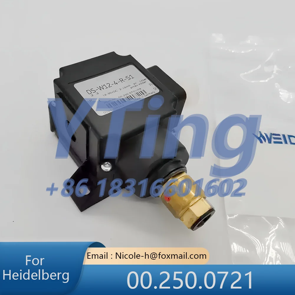 Heidelberg Accessories SKF DS-W12-4-R-S1 Original Oil Circuit Sensor Oil Pressure Switch 00.250.0721
