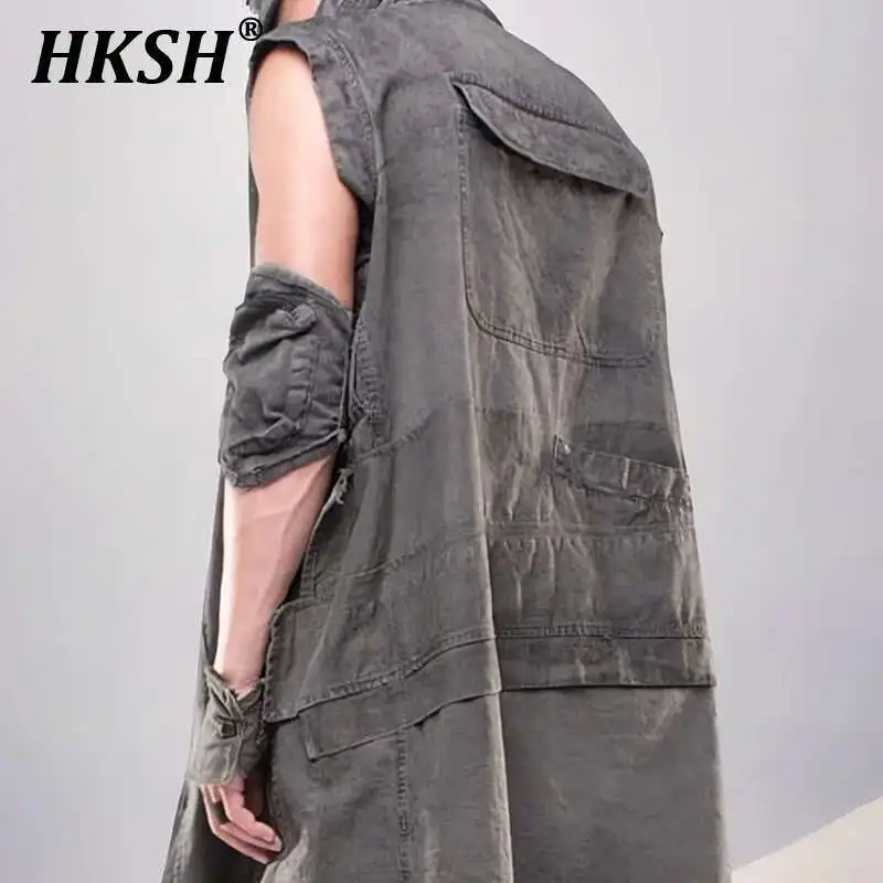 HKSH Spring New Men Tide Dark Scrap Ins Half Finger Deconstruction Cotton Vintage COS Waste Land Style Punk Gloves Sleeve HK4211
HKSH Spring New Men Tide Dark Scrap Ins Half Finger Deconstruction Cotton Vintage COS Waste Land Style Punk Gloves Sleeve HK4211