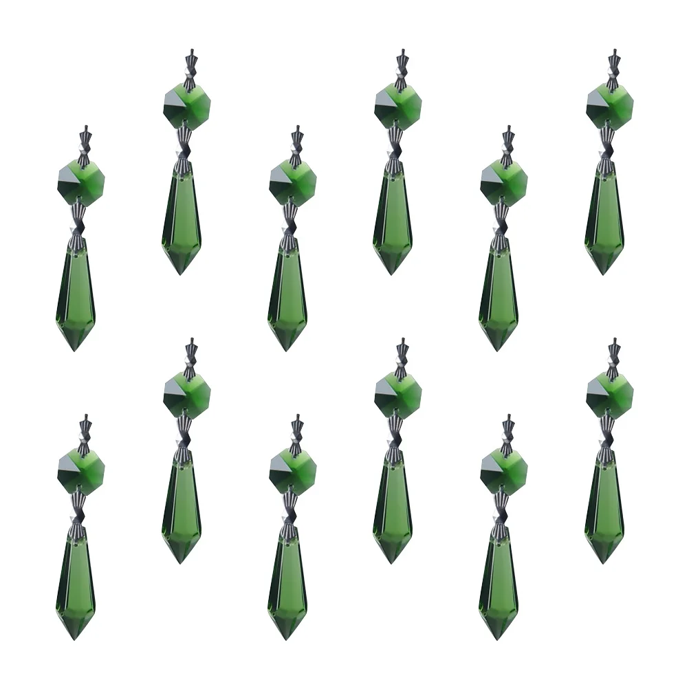 12 pcs Crystal Pendant Accessories Colored Pointed Beads Hanging Decor For Window Door Wall Wedding Party Costume Interior Car
12 pcs Crystal Pendant Accessories Colored Pointed Beads Hanging Decor For Window Door Wall Wedding Party Costume Interior Car