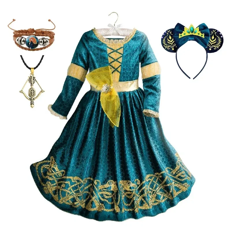 ♥Halloween Cosplay Costume Winter long sleeve Fantasia Merida Princess Gothic dress with wig kids DisguiseNew 2026 Topspeed Cos
♥Halloween Cosplay Costume Winter long sleeve Fantasia Merida Princess Gothic dress with wig kids DisguiseNew 2026 Topspeed Cos