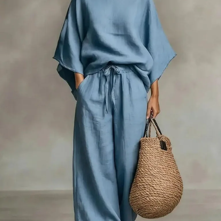 2026 New European American Summer Leisure Two-Piece Set: Loose Cotton Linen Wide Leg Pants with Lace Collar Design Solid Cotton
2026 New European American Summer Leisure Two-Piece Set: Loose Cotton Linen Wide Leg Pants with Lace Collar Design Solid Cotton