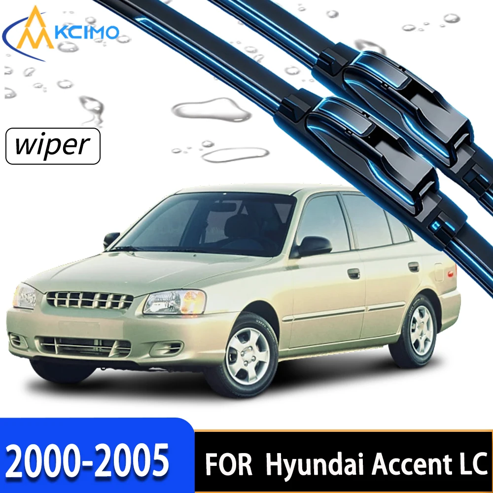 Premium Rubber Front Windshield Wiper Blades For Hyundai Accent LC 2000-2005,Durable Direct Replacement,Clear All-Weather Vision
Premium Rubber Front Windshield Wiper Blades For Hyundai Accent LC 2000-2005,Durable Direct Replacement,Clear All-Weather Vision
