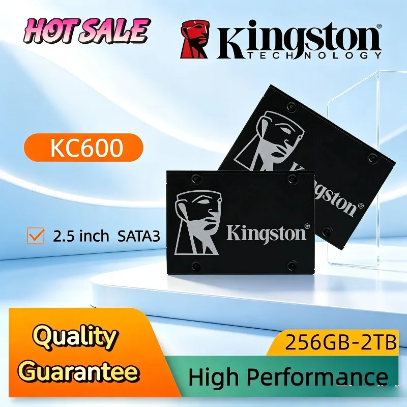 Desktop Laptop Reliable High Speed 256GB-2TB 2.5 inch SATA 3 Internal Solid State Drive HDD SSD Hard Disk HD Kingston KC600 SSD
Desktop Laptop Reliable High Speed 256GB-2TB 2.5 inch SATA 3 Internal Solid State Drive HDD SSD Hard Disk HD Kingston KC600 SSD