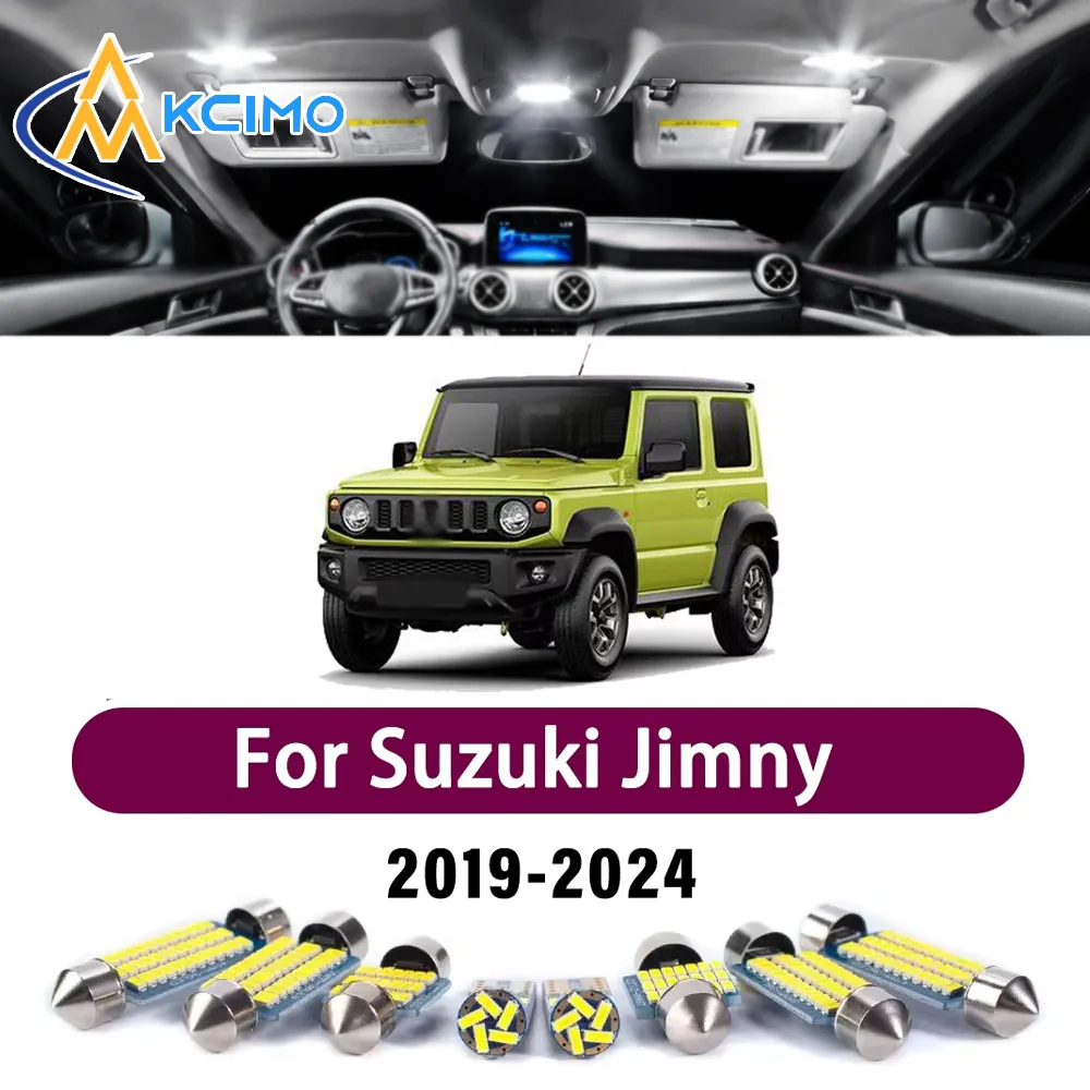 Premium LED Interior Lighting Kit for Suzuki Jimny 2019-2024 2020 2021 2022 High-Quality Error-Free Dome Map Trunk Auto Lamps
Premium LED Interior Lighting Kit for Suzuki Jimny 2019-2024 2020 2021 2022 High-Quality Error-Free Dome Map Trunk Auto Lamps
