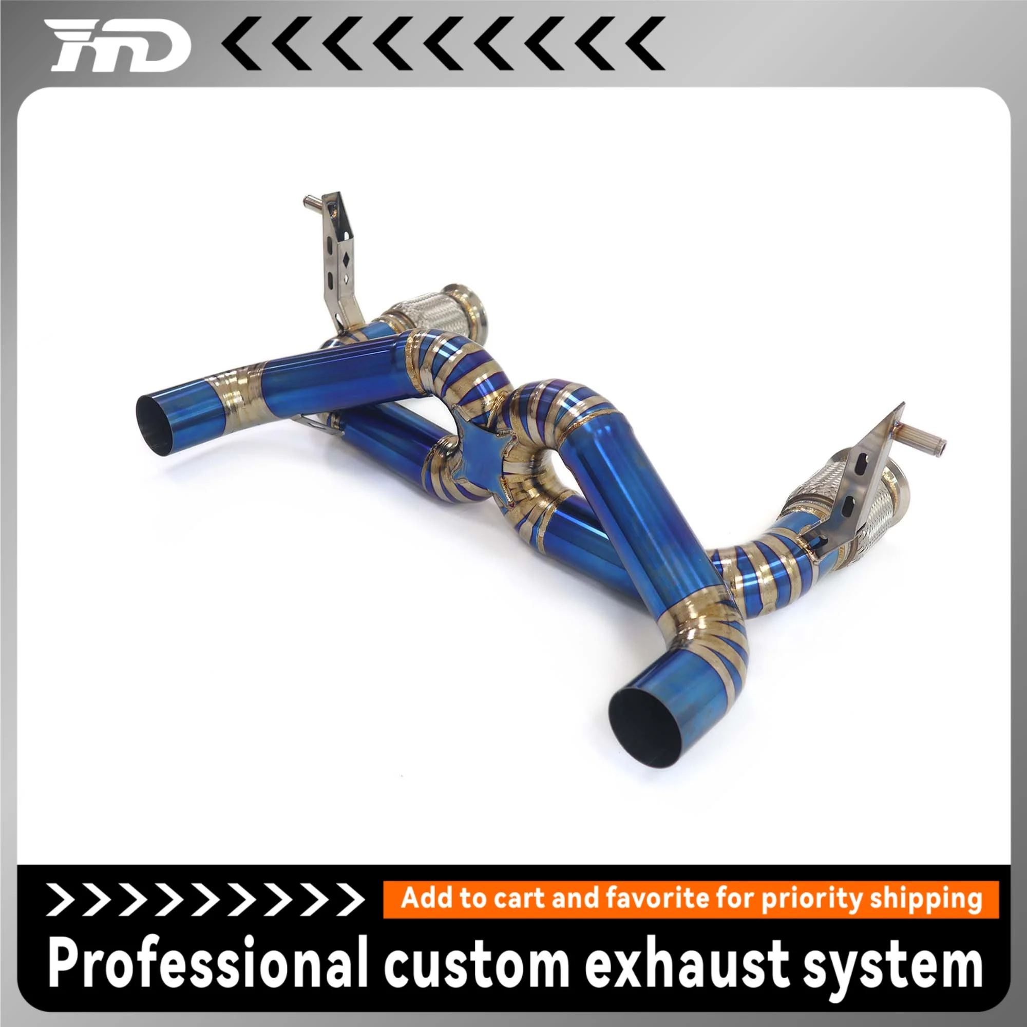 HMD for Lamborghini Huracan STO Performance Muffler Valve Pipe Exhaust System TItanium Alloy Catback
HMD for Lamborghini Huracan STO Performance Muffler Valve Pipe Exhaust System TItanium Alloy Catback