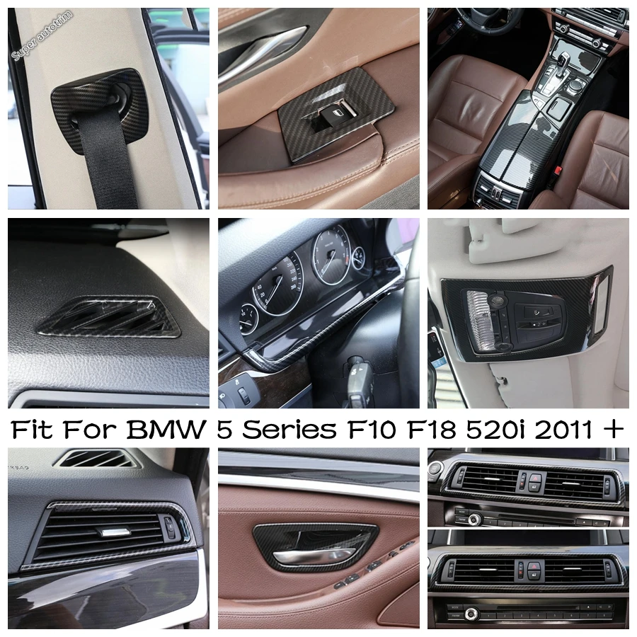 Window Lift Button Switch / Center Dashboard Screen Cover Trim For BMW 5 Series F10 F18 520i 2011 - 2016 Carbon Fiber Accessory
Window Lift Button Switch / Center Dashboard Screen Cover Trim For BMW 5 Series F10 F18 520i 2011 - 2016 Carbon Fiber Accessory