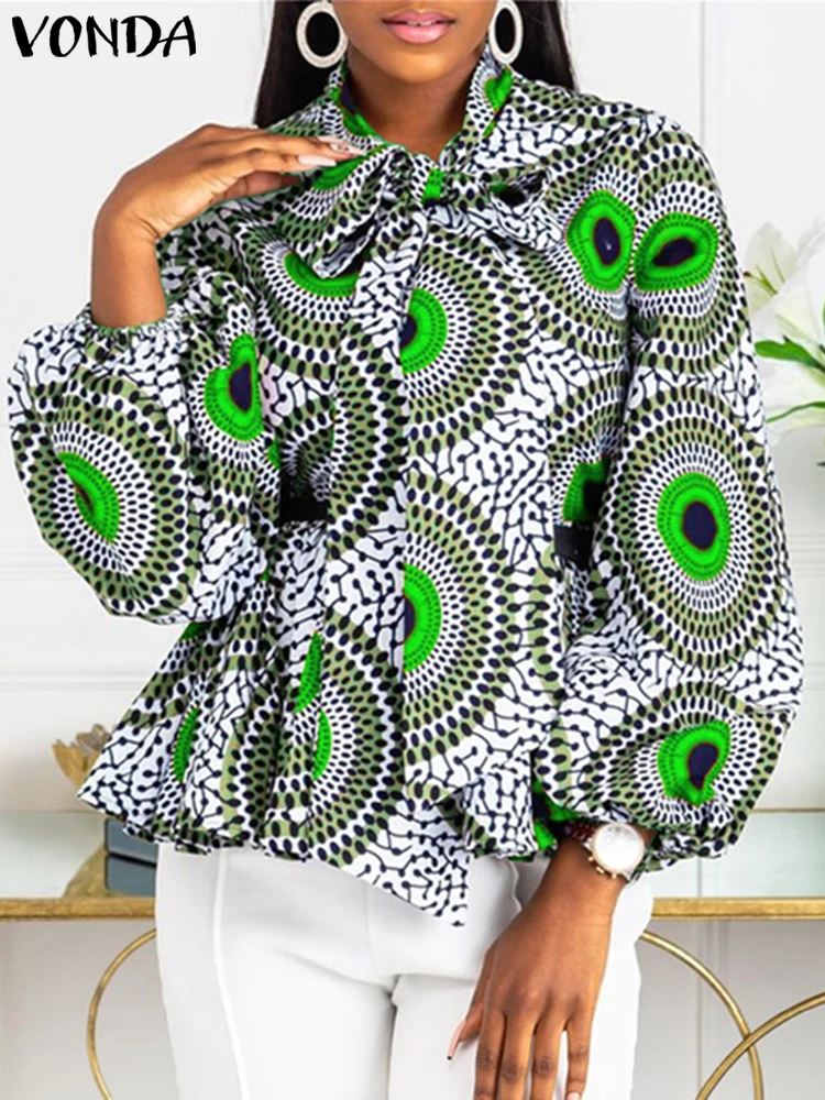 VONDA Printed Blouses 2024 Women Elegant Tunic Bohemian Shirts Lantern Long Sleeve Oversized Blusas Neckband Casual Fashion Tops
VONDA Printed Blouses 2024 Women Elegant Tunic Bohemian Shirts Lantern Long Sleeve Oversized Blusas Neckband Casual Fashion Tops