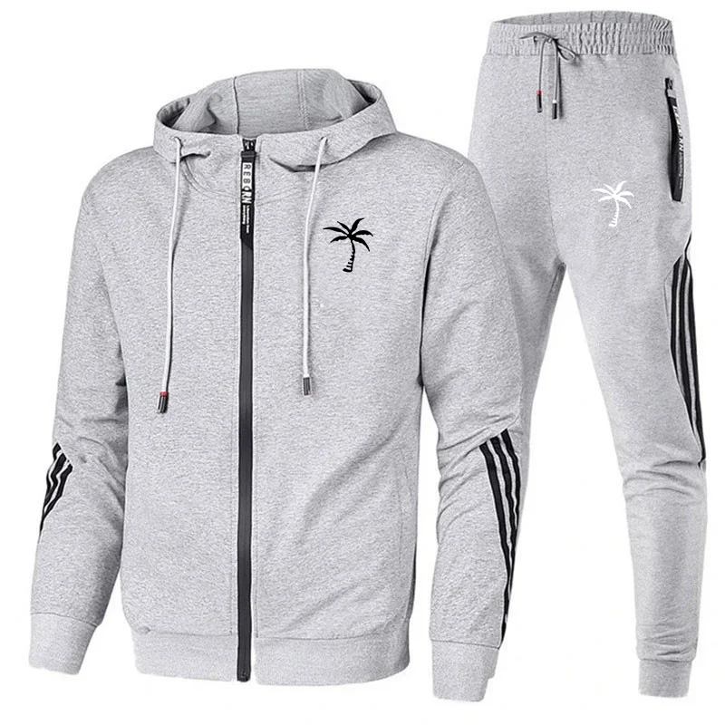 Men's coconut tree themed new jogging suit hooded sweatpants two-piece suit men's fashionable casual autumn and winter jacket
Men's coconut tree themed new jogging suit hooded sweatpants two-piece suit men's fashionable casual autumn and winter jacket