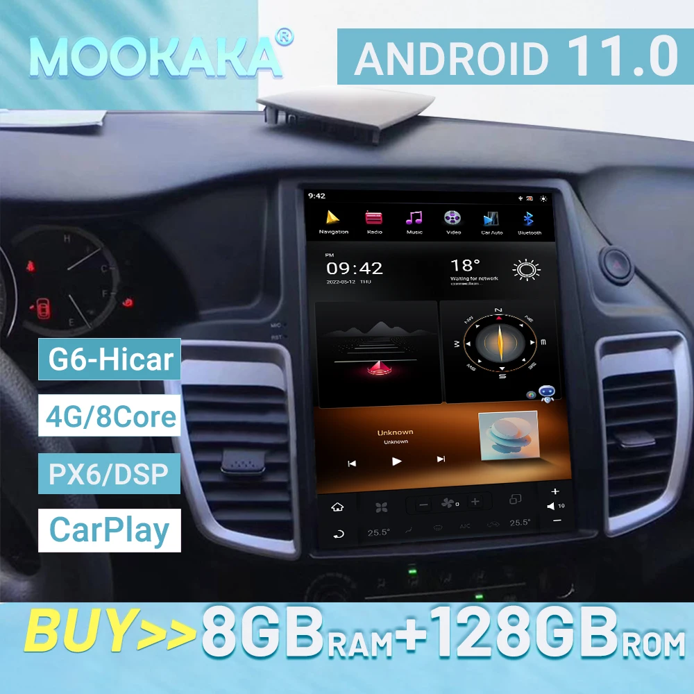Android 11 For Honda Accord 9 2012 - 2017 HI-car Car radio Player GPS Navigation Voice control PX6/G6 128GB 4GLET 8core Carplay
Android 11 For Honda Accord 9 2012 - 2017 HI-car Car radio Player GPS Navigation Voice control PX6/G6 128GB 4GLET 8core Carplay