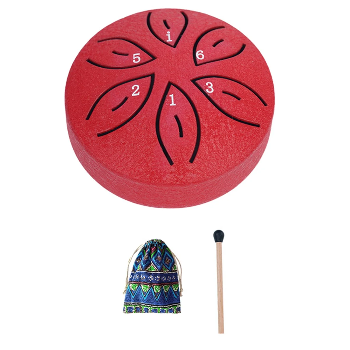 ABMO Steel Tongue Drum Rain Drum for Outside, 6 Notes 3 Inches Chakra Tank Drum Steel Percussion Padded Mallets Red
ABMO Steel Tongue Drum Rain Drum for Outside, 6 Notes 3 Inches Chakra Tank Drum Steel Percussion Padded Mallets Red