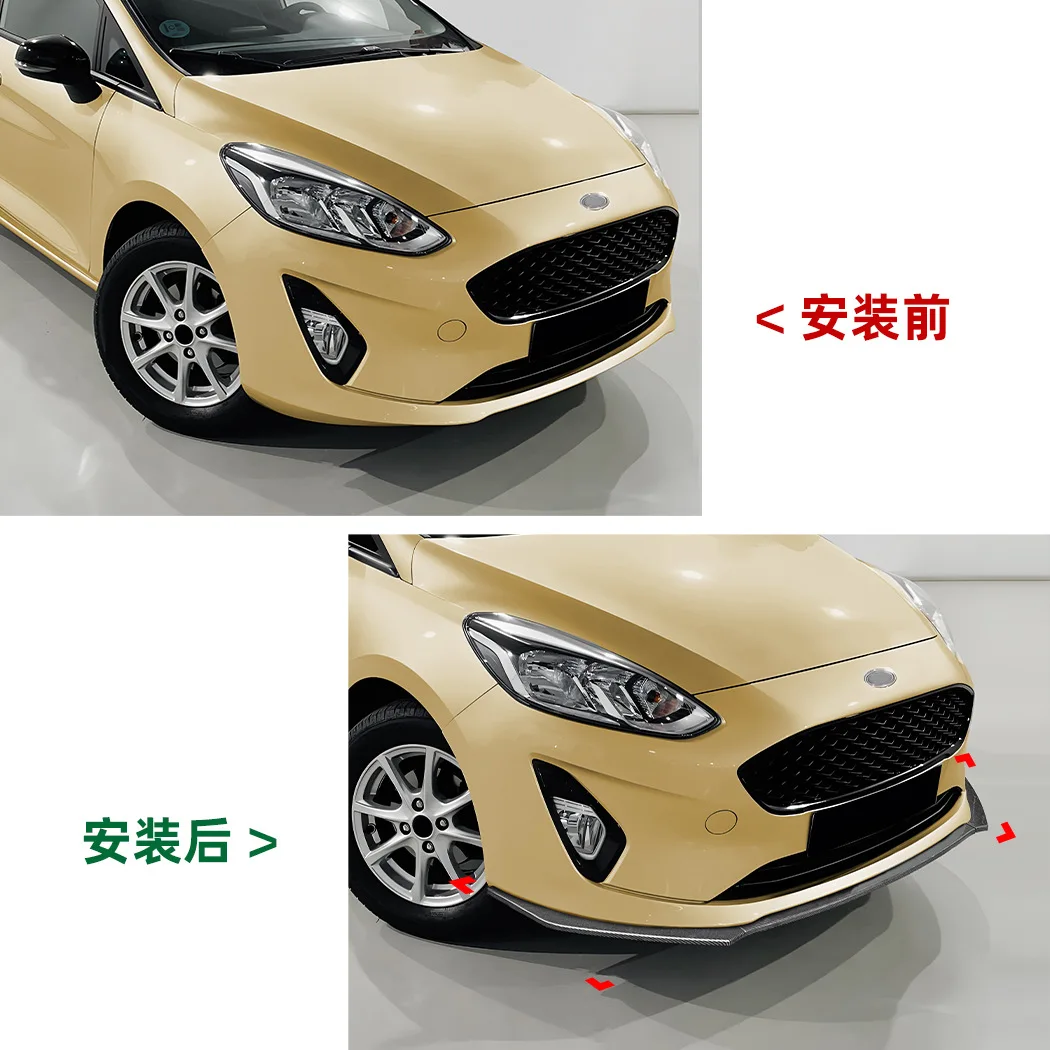 For Ford Fiesta MK8 2018-2021 Front Bumper Lip Spoiler Wing Exterior Modification
For Ford Fiesta MK8 2018-2021 Front Bumper Lip Spoiler Wing Exterior Modification