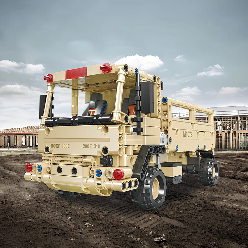 M-1078 Light Tactical Truck Building Blocks Military Model Collection Boys Creative Gift Convenient Toy Desktop Ornaments
M-1078 Light Tactical Truck Building Blocks Military Model Collection Boys Creative Gift Convenient Toy Desktop Ornaments