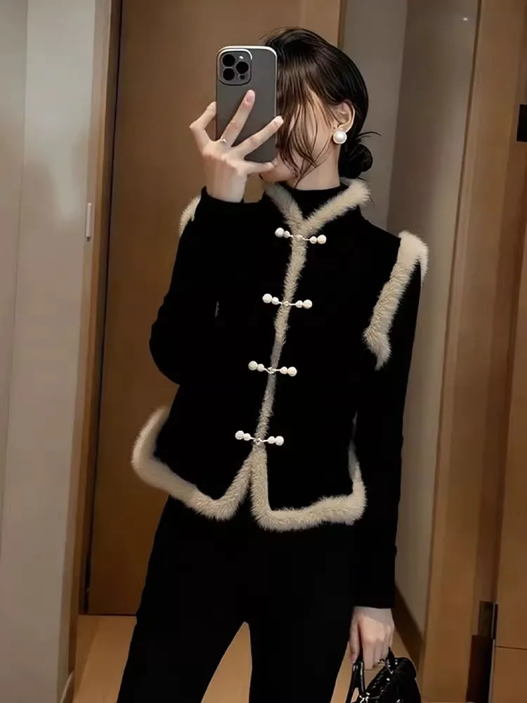 plus Size Bla Furry Vest Women's Sle Autumn Winter Faionable Layered High End eat Looking New Chinese Sle Jaet
plus Size Bla Furry Vest Women's Sle Autumn Winter Faionable Layered High End eat Looking New Chinese Sle Jaet