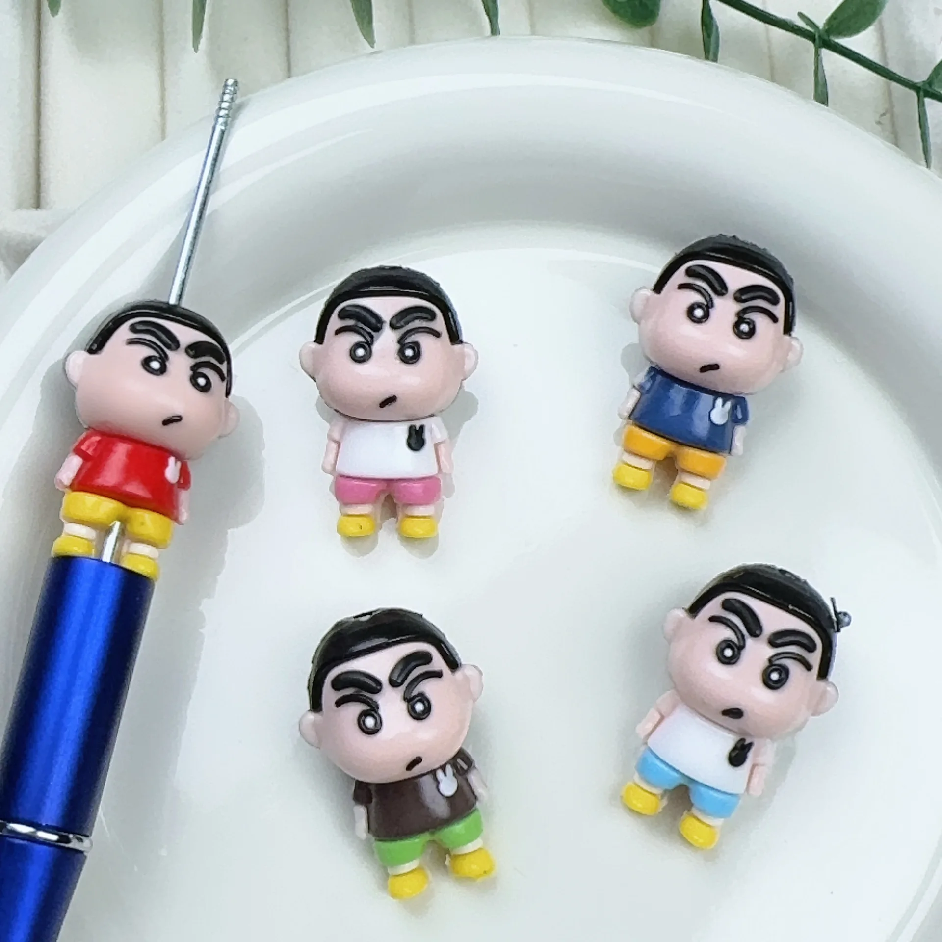 20pcs for Crayon Shin Chan silicone through-hole beaded DIY mobile phone chain keychain beaded pen accessory material
20pcs for Crayon Shin Chan silicone through-hole beaded DIY mobile phone chain keychain beaded pen accessory material