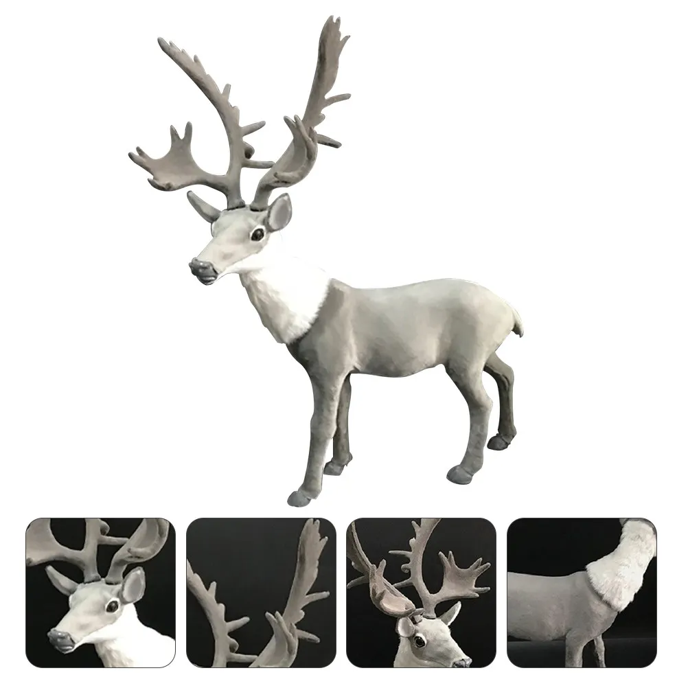 1Pcs Christmas Reindeer Ornament Simulation Animal Decoration Nursery Classroom Home Xmas Deer Pretty Educational Gift
1Pcs Christmas Reindeer Ornament Simulation Animal Decoration Nursery Classroom Home Xmas Deer Pretty Educational Gift