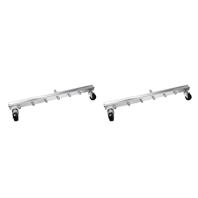 2X High Pressure Washer Undercarriage Cleaner 7 Nozzle Road Cleaning Tool, 4000 PSI Road Cleaning Machine
2X High Pressure Washer Undercarriage Cleaner 7 Nozzle Road Cleaning Tool, 4000 PSI Road Cleaning Machine