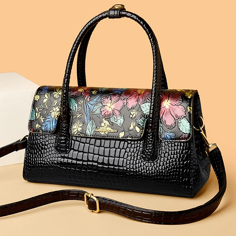 Модные сумки-тоут большой вместимости, роскошные сумки и кошельки для женщин, дизайнерская женская сумка через плечо с крокодиловым узором
Модные сумки-тоут большой вместимости, роскошные сумки и кошельки для женщин, дизайнерская женская сумка через плечо с крокодиловым узором