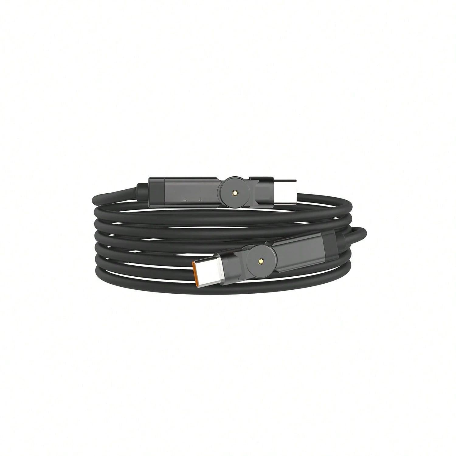 Solid color dual Type-C cable with 180° rotatable connector, 60W fast charging, 2-meter black cord. Compatible with iPhone, Samsung, Google phones, laptops and game consoles, ideal for travel and gifting.
Solid color dual Type-C cable with 180° rotatable connector, 60W fast charging, 2-meter black cord. Compatible with iPhone, Samsung, Google phones, laptops and game consoles, ideal for travel and gifting.