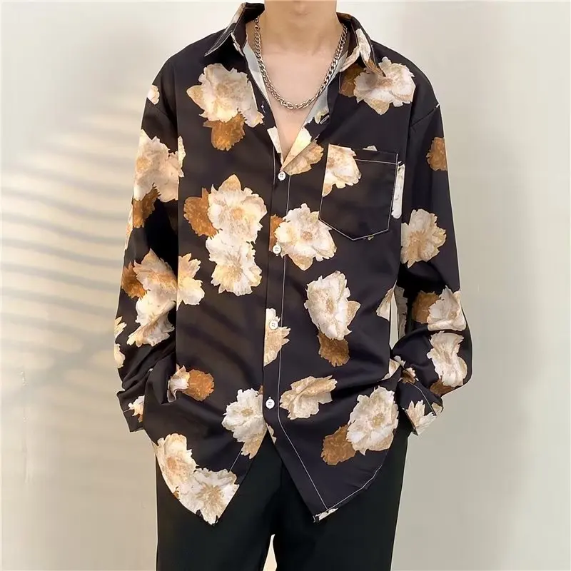 Autumn High Quality Mens Hawaiian Shirt 3D Flowers Printed Long Sleeve Big Size Men Beach Shirts Men Cloting Fashion Casual Top
Autumn High Quality Mens Hawaiian Shirt 3D Flowers Printed Long Sleeve Big Size Men Beach Shirts Men Cloting Fashion Casual Top