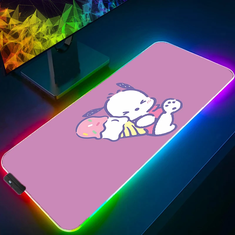 RGB Mouse Pad P-pochacco Gaming Accessories PC Gamer xxl Computer Desk Mat Laptop Varmilo LED Keyboard Anime Kawaii Mousepad
RGB Mouse Pad P-pochacco Gaming Accessories PC Gamer xxl Computer Desk Mat Laptop Varmilo LED Keyboard Anime Kawaii Mousepad