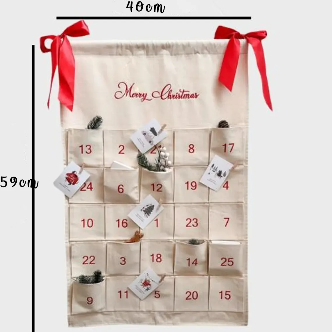 «Рождественский календарь с обратным отсчетом и номером — карманный декор из холста, идеально подходит для праздничной вечеринки и комнаты»
«Рождественский календарь с обратным отсчетом и номером — карманный декор из холста, идеально подходит для праздничной вечеринки и комнаты»