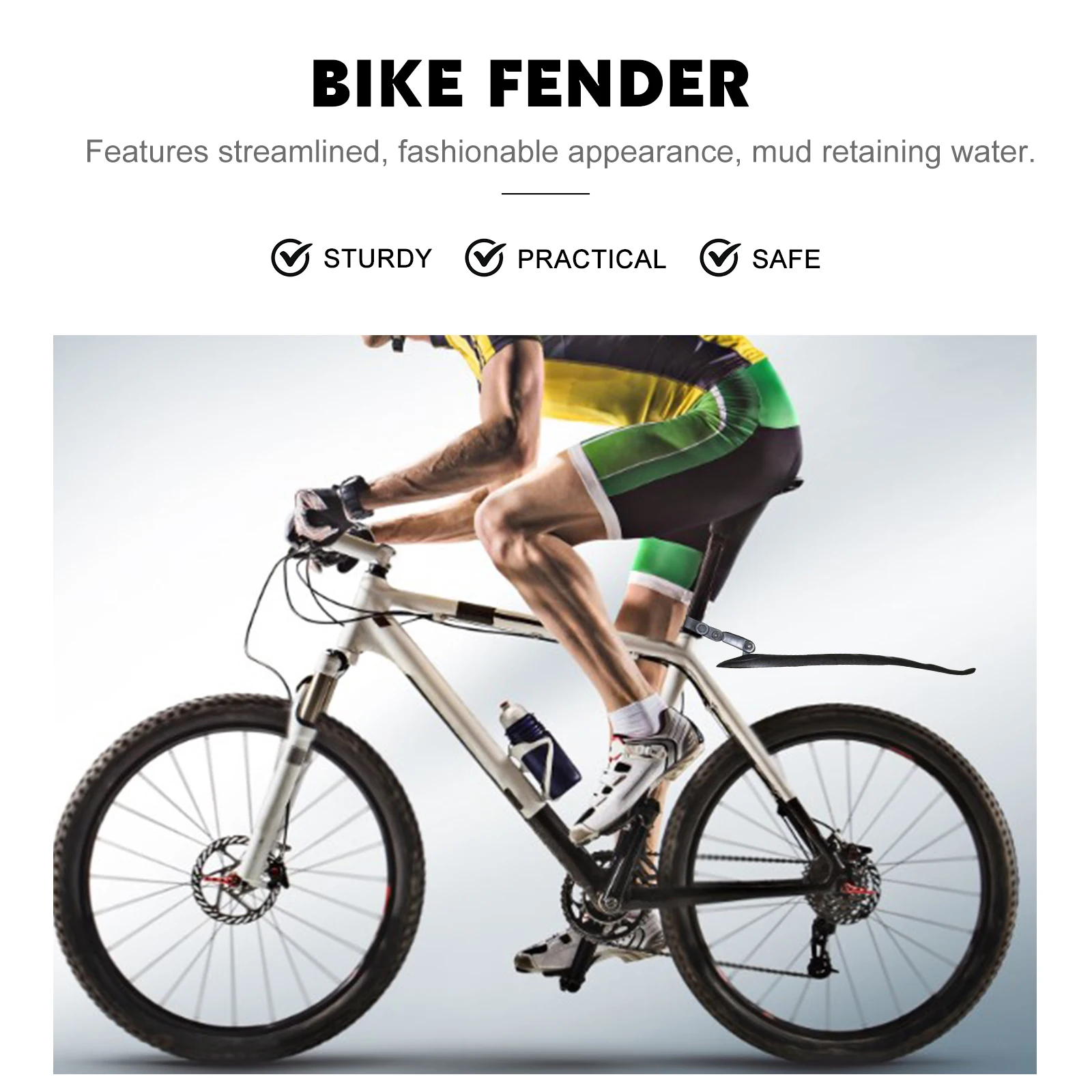 Road Bike Mud Guard Bicycle Accessories Durable Cycling Riding Equipment Premium Resistant Black Easy
Road Bike Mud Guard Bicycle Accessories Durable Cycling Riding Equipment Premium Resistant Black Easy