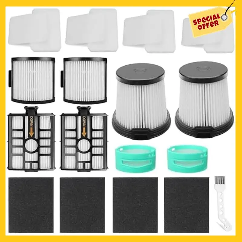 IW3511 IW1111 HEPA Filters Replacement For Shark IW3511 Detect Pro Lightweight Cordless Stick Vacuum Cleaner
IW3511 IW1111 HEPA Filters Replacement For Shark IW3511 Detect Pro Lightweight Cordless Stick Vacuum Cleaner