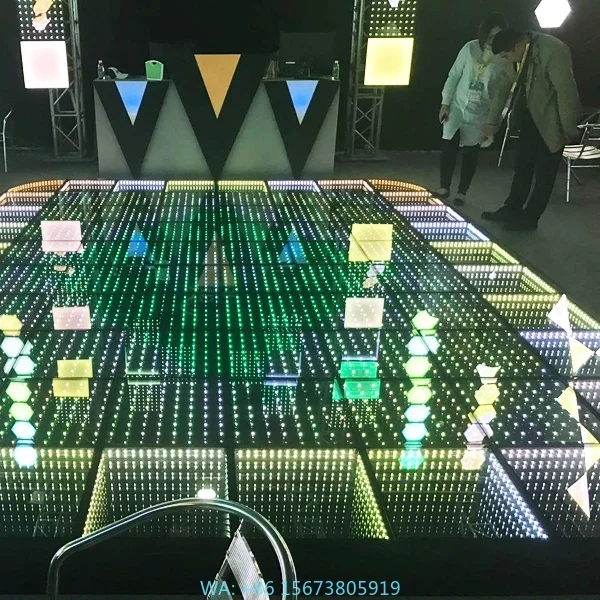 Portable Wedding Night Club Tkv Kids Led Infinity Mirror 3D Dance Floor for Sale
Portable Wedding Night Club Tkv Kids Led Infinity Mirror 3D Dance Floor for Sale