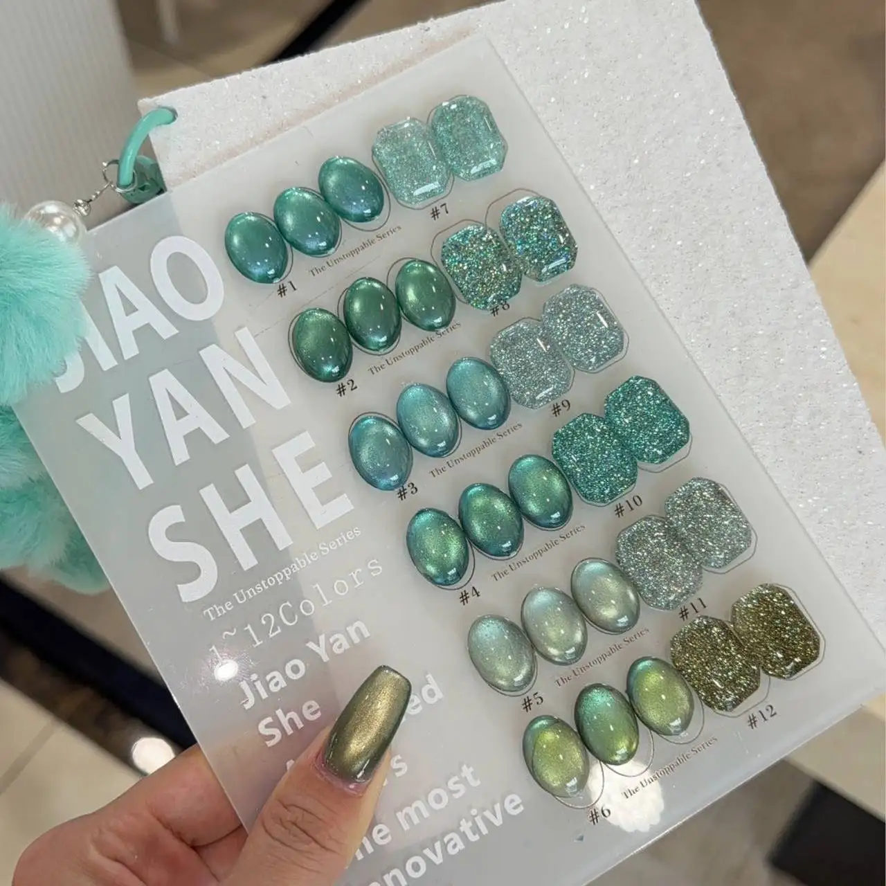 12Colors Green Cat Magnetic Nail Gel Soak Off UV LED Semi Permanent Gel Varnish Long Lasting Summer Glitter Nail Art Salon DIY
12Colors Green Cat Magnetic Nail Gel Soak Off UV LED Semi Permanent Gel Varnish Long Lasting Summer Glitter Nail Art Salon DIY